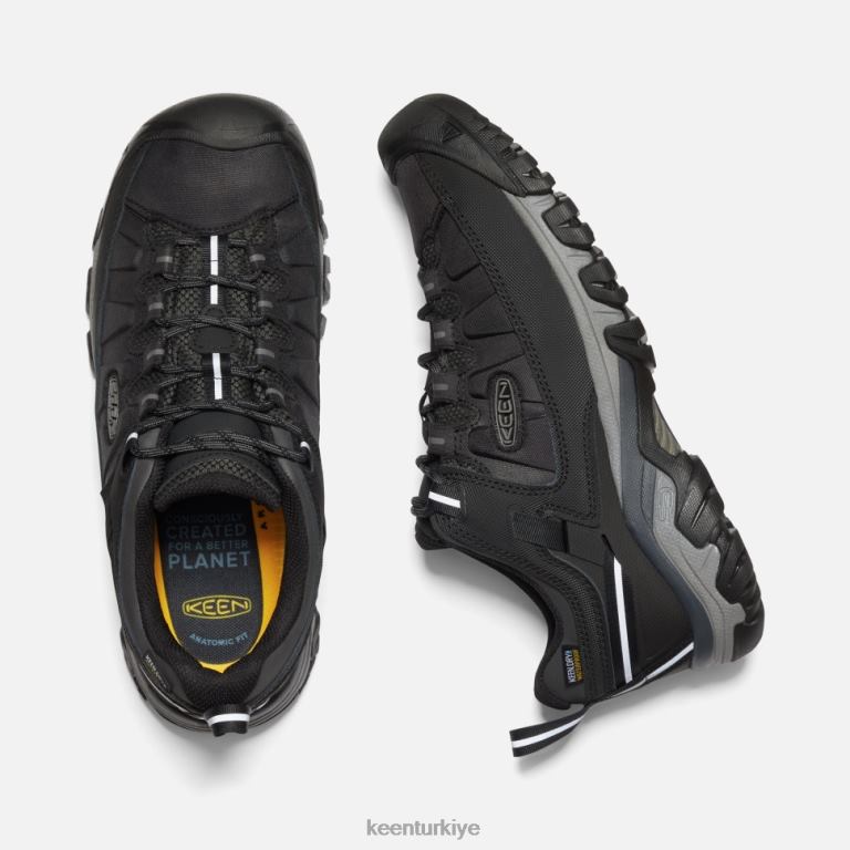 Keen 8L2D2503 erkekler targhee exp su geçirmez siyah-çelik gri
