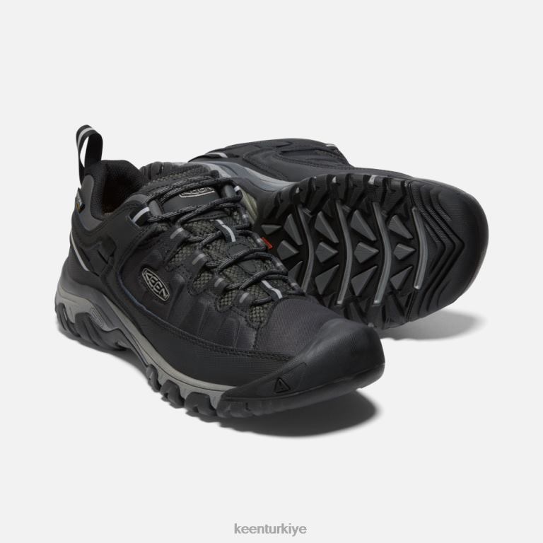 Keen 8L2D2503 erkekler targhee exp su geçirmez siyah-çelik gri