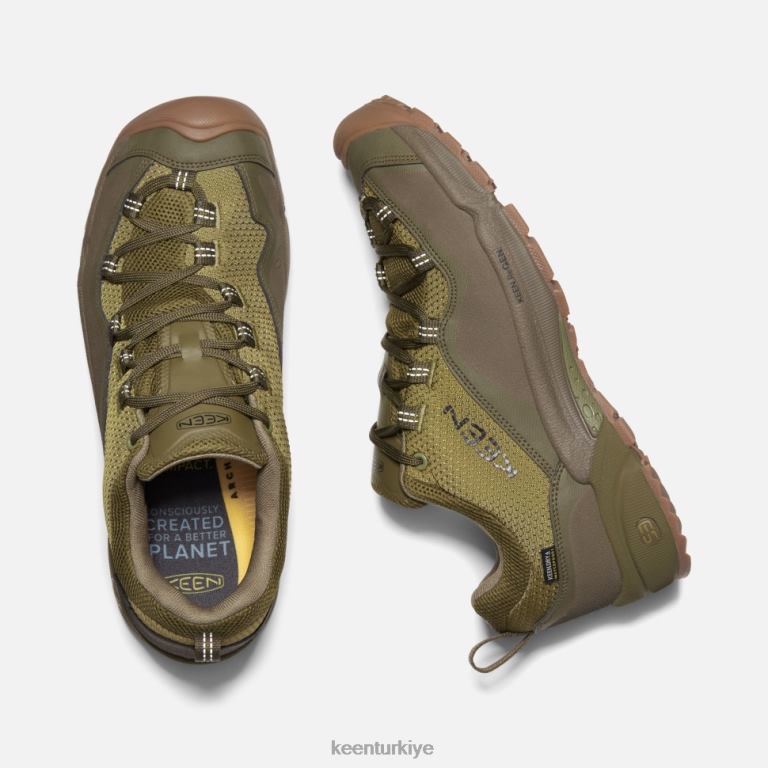 Keen 8L2D2508 erkekler wasatch kret su geçirmez zeytin sıkıcı-koyu zeytin