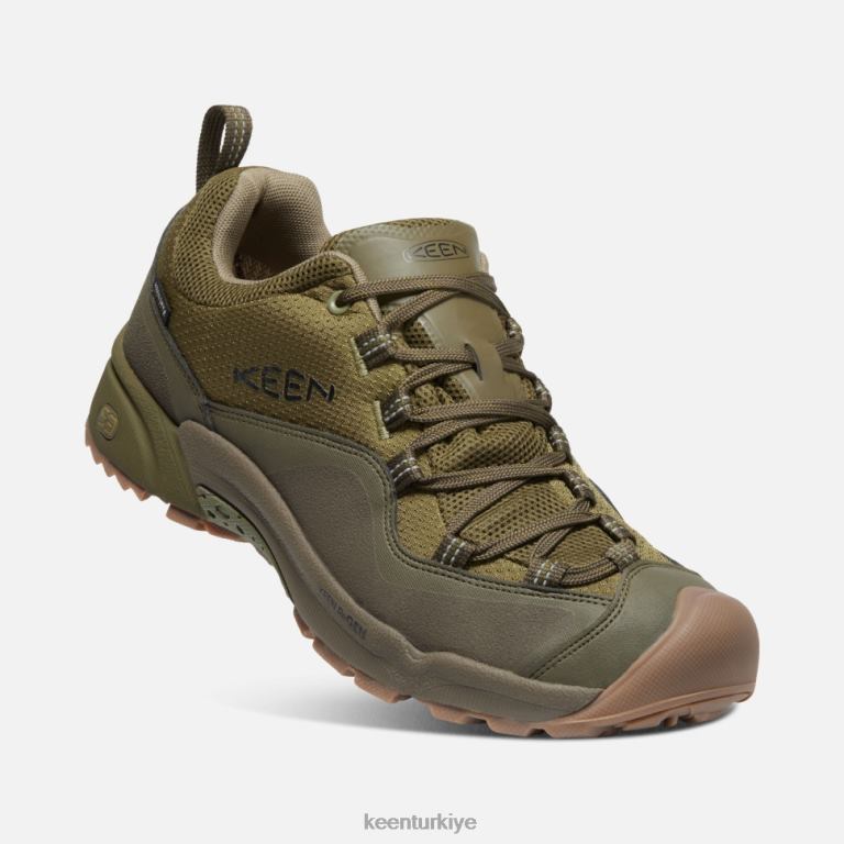 Keen 8L2D2508 erkekler wasatch kret su geçirmez zeytin sıkıcı-koyu zeytin