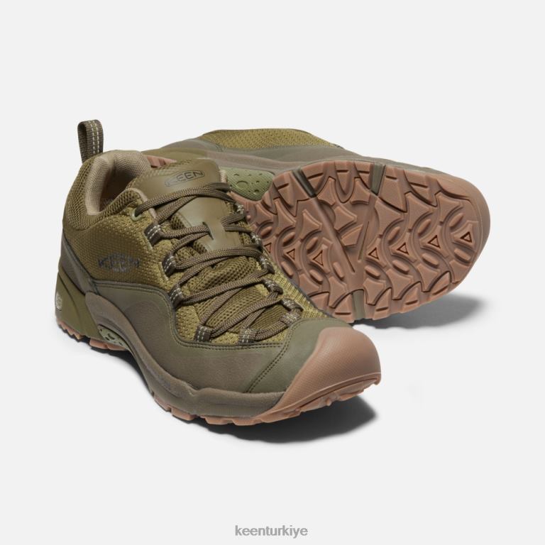 Keen 8L2D2508 erkekler wasatch kret su geçirmez zeytin sıkıcı-koyu zeytin