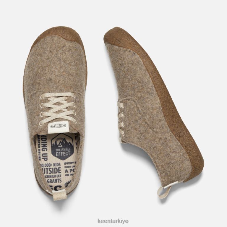 Keen 8L2D2212 erkekler Mosey derbisi taupe keçe-huş ağacı