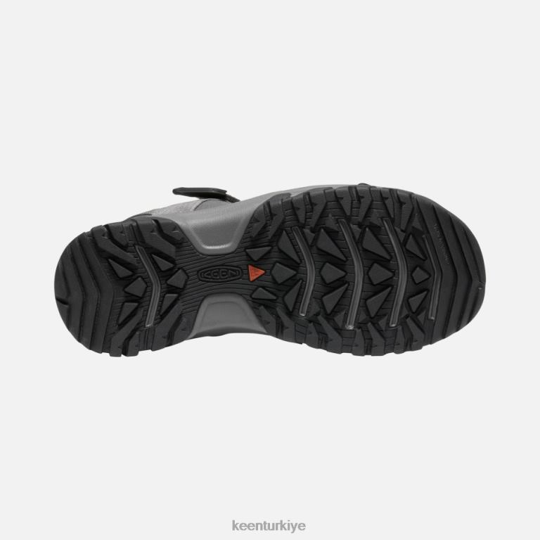 Keen 8L2D2288 erkekler targhee iii burnu açık h2 sandalet çelik gri-gece çuha çiçeği