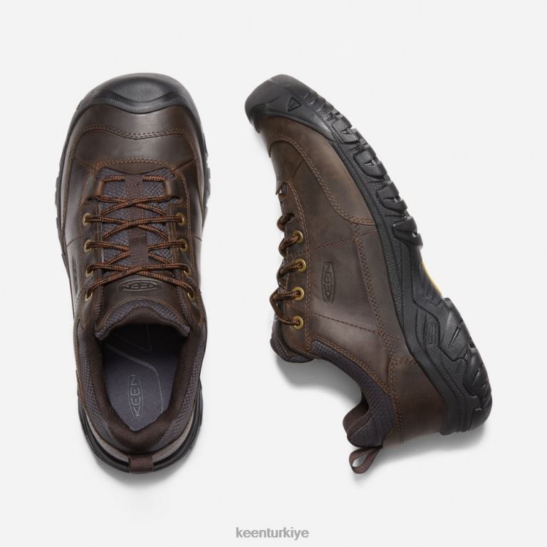 Keen 8L2D2516 erkekler targhee iii oxford geniş ayakkabı karanlık toprak malç