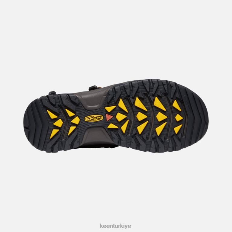 Keen 8L2D2522 erkekler targhee iii burnu açık sandalet bizon malç