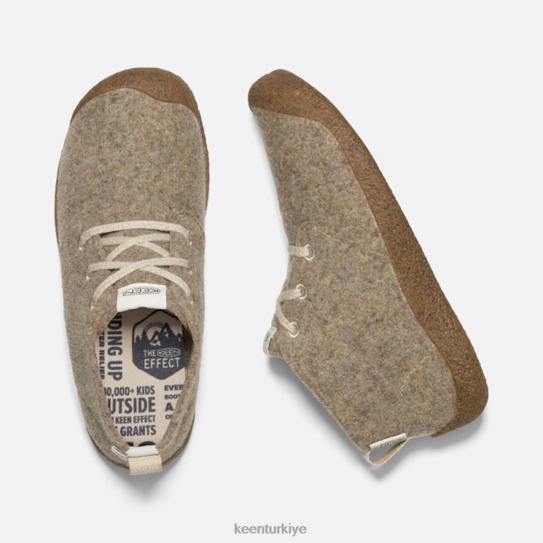 Keen 8L2D2485 erkekler mosey chukka çizme taupe keçe-huş ağacı