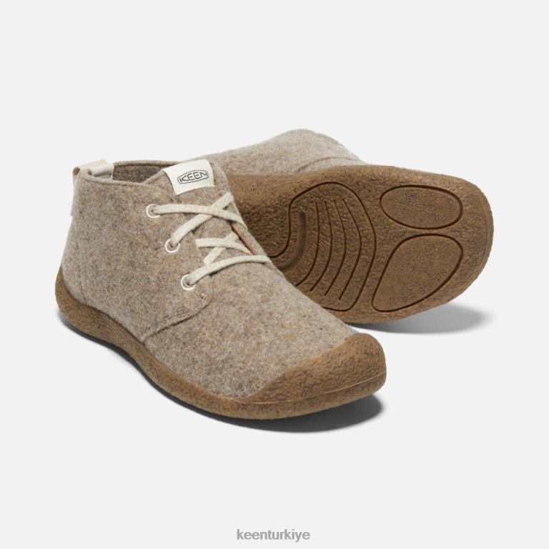 Keen 8L2D2485 erkekler mosey chukka çizme taupe keçe-huş ağacı