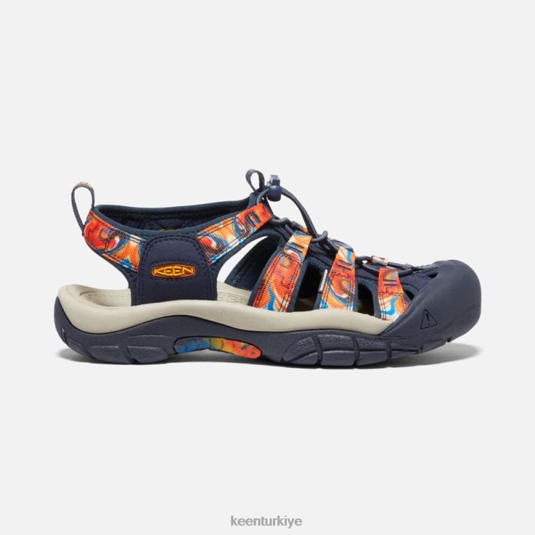 Keen 8L2D2407 kadınlar newport x açık afro harika turuncu-lacivert