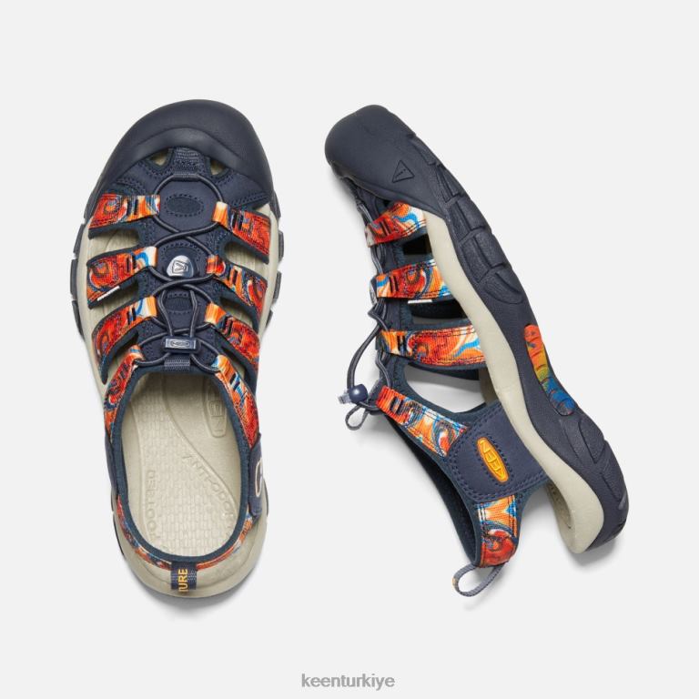 Keen 8L2D2407 kadınlar newport x açık afro harika turuncu-lacivert