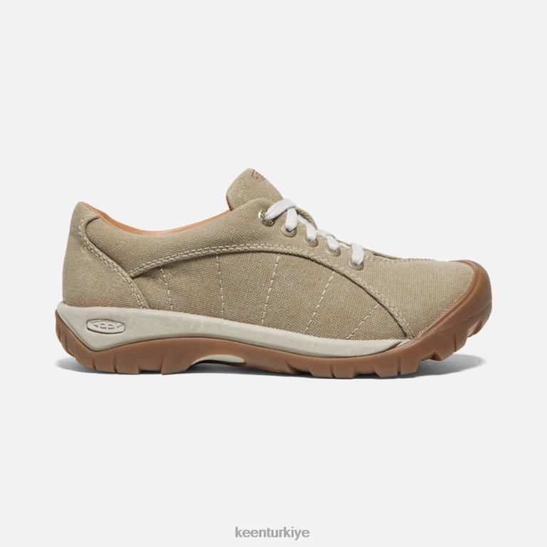Keen 8L2D2132 kadınlar başkanlık tuvali Timberwolf-gümüş huş ağacı