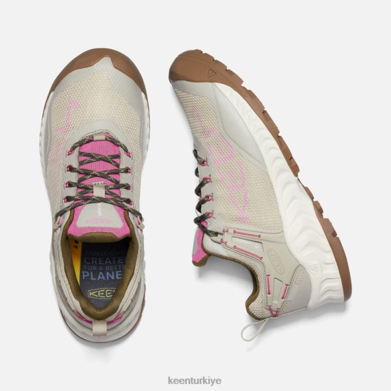 Keen 8L2D2134 kadınlar yeni nxis evo su geçirmez ayakkabı plaza taupe-ibis gülü