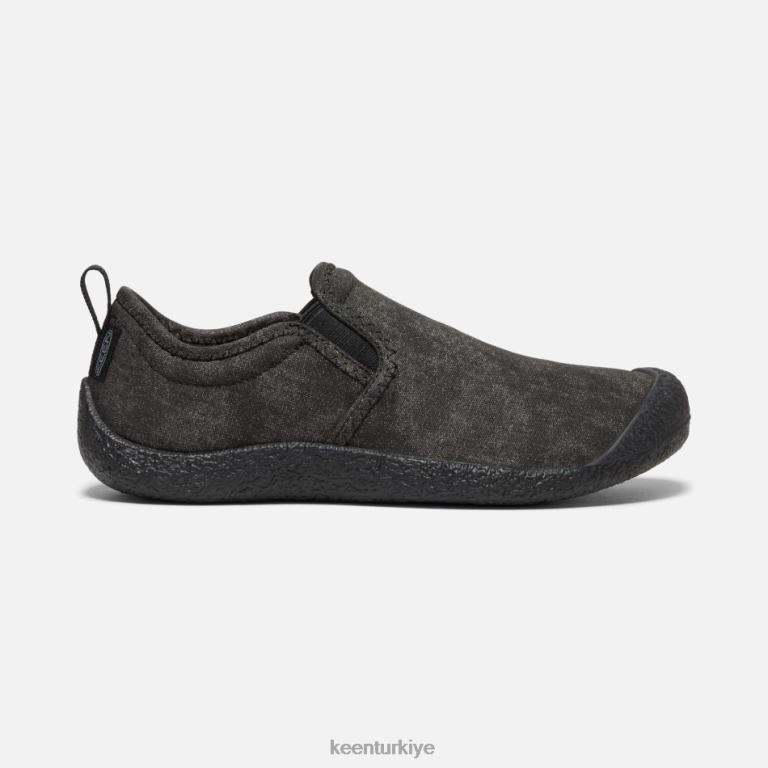 Keen 8L2D2141 kadınlar Howser kanvas slip-on siyah