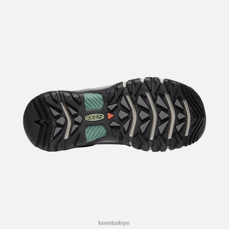 Keen 8L2D2153 kadınlar targhee iii su geçirmez yürüyüş ayakkabısı çamaşır suyu-ördek yeşili
