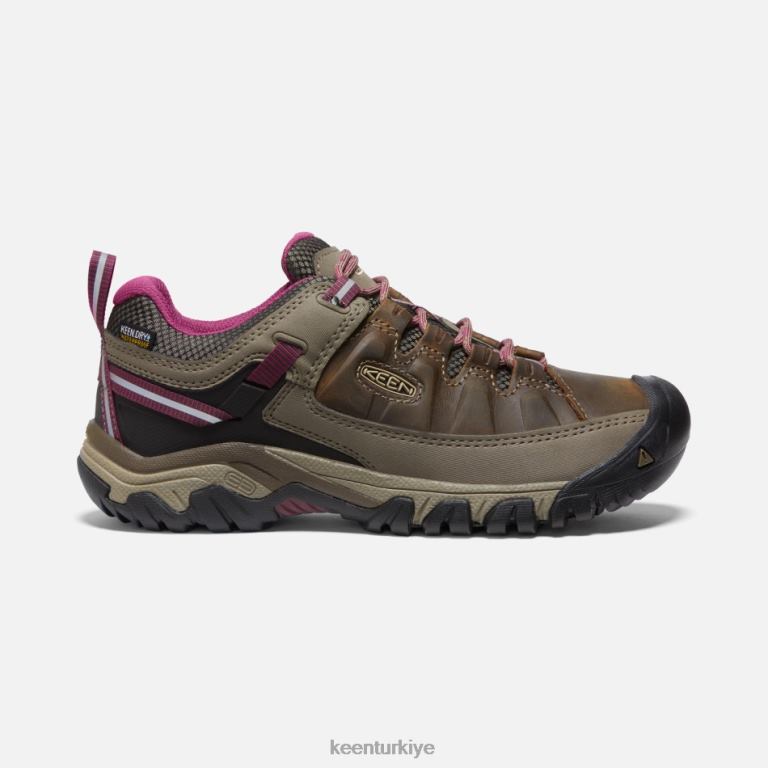 Keen 8L2D2154 kadınlar targhee iii su geçirmez yürüyüş ayakkabısı weiss-boysenberry