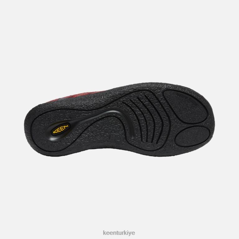 Keen 8L2D2339 kadınlar Howser iii slayt kırmızı kareli çelik gri