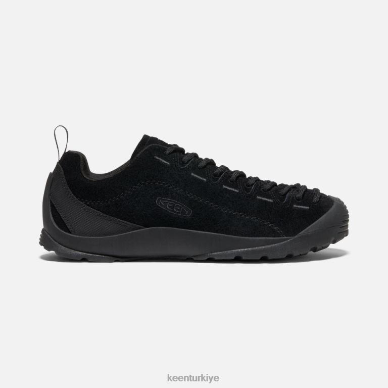 Keen 8L2D2350 kadınlar jasper süet spor ayakkabı kıllı siyah-siyah