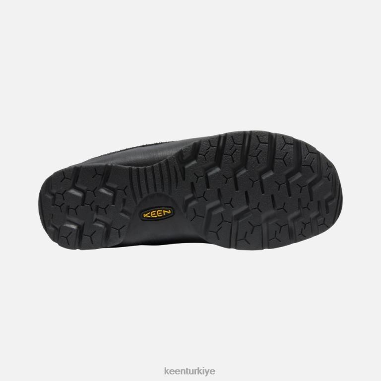 Keen 8L2D2350 kadınlar jasper süet spor ayakkabı kıllı siyah-siyah