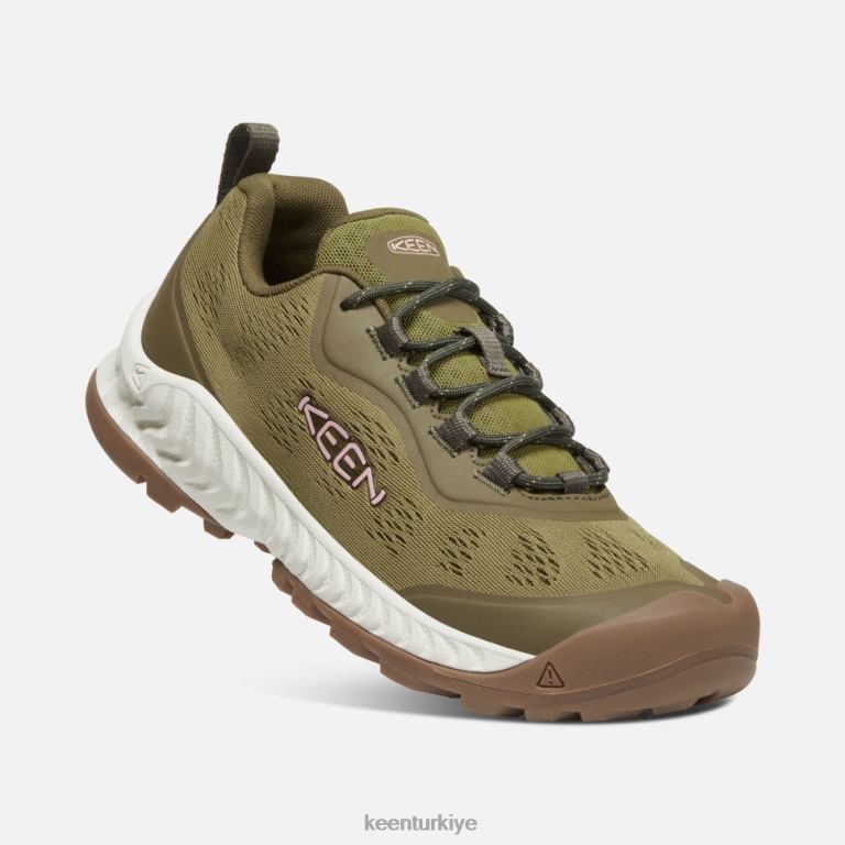 Keen 8L2D2404 kadınlar Nxis hızı zeytin yeşili-pembe krema