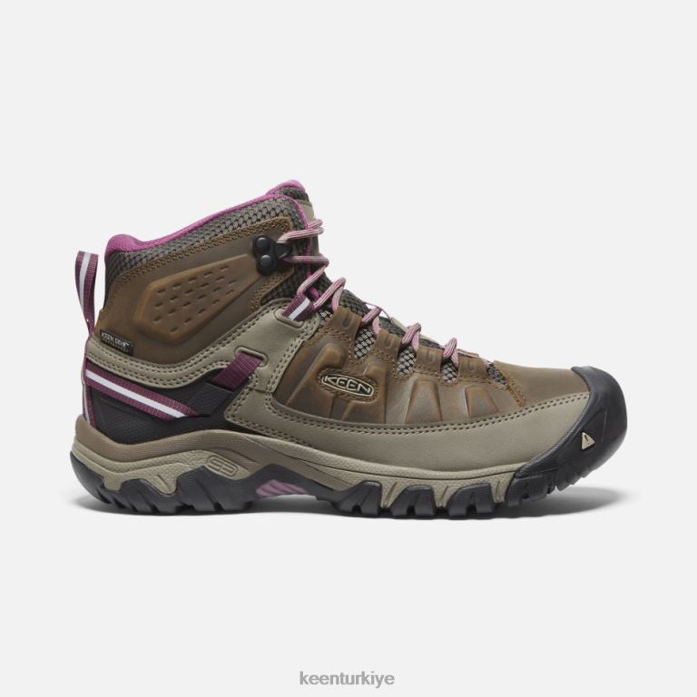 Keen 8L2D2174 kadınlar targhee iii su geçirmez yürüyüş botu weiss-boysenberry