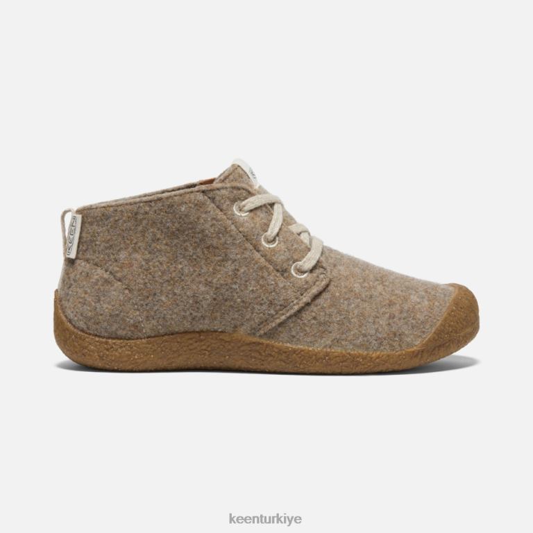 Keen 8L2D2194 kadınlar mosey chukka çizme taupe keçe-huş ağacı