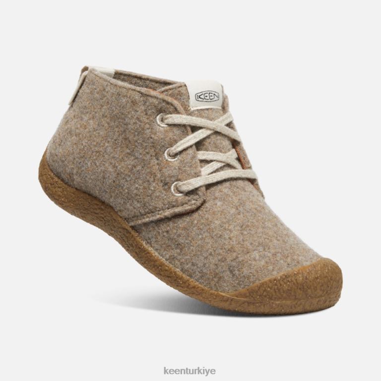 Keen 8L2D2194 kadınlar mosey chukka çizme taupe keçe-huş ağacı