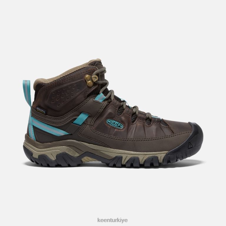 Keen 8L2D2329 kadınlar targhee iii su geçirmez orta kahve çekirdeği-porselen