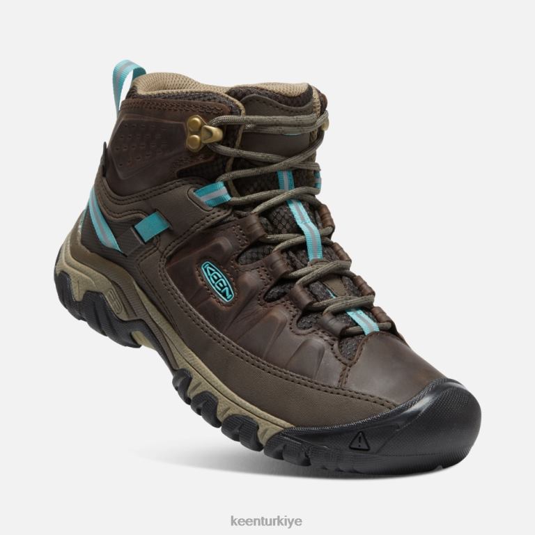 Keen 8L2D2329 kadınlar targhee iii su geçirmez orta kahve çekirdeği-porselen