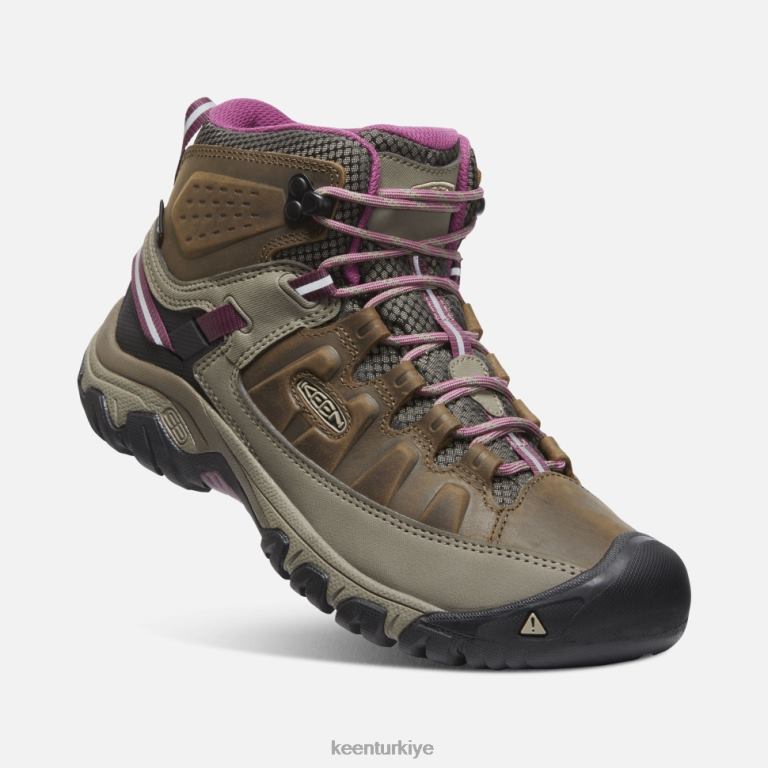 Keen 8L2D2363 kadınlar targhee iii su geçirmez orta weiss-boysenberry