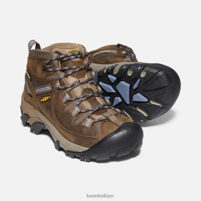 Keen 8L2D2364 kadınlar targhee ii su geçirmez orta kayrak siyah-çakmaktaşı