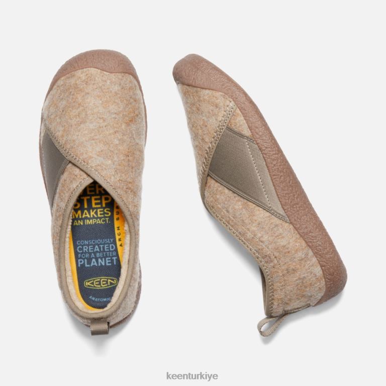 Keen 8L2D2372 kadınlar vapur sargısı taupe keçe plaza taupe