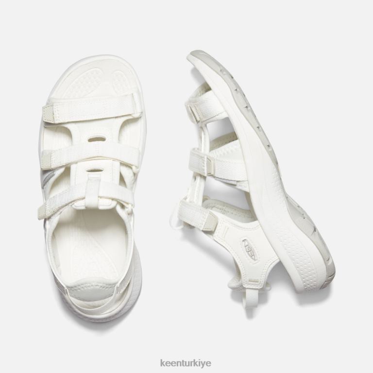 Keen 8L2D234 kadınlar astoria west burnu açık sandaletler beyaz