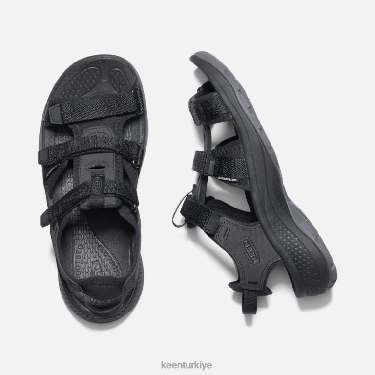 Keen 8L2D235 kadınlar astoria west burnu açık sandaletler siyah