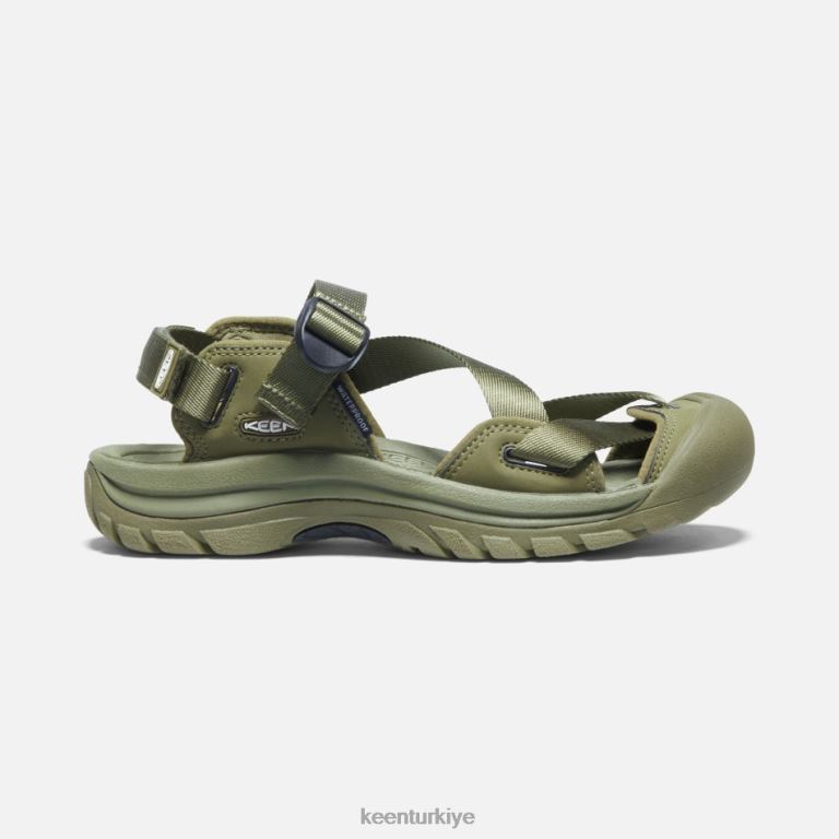 Keen 8L2D238 kadınlar zerraport ii sandalet zeytin yeşili-siyah