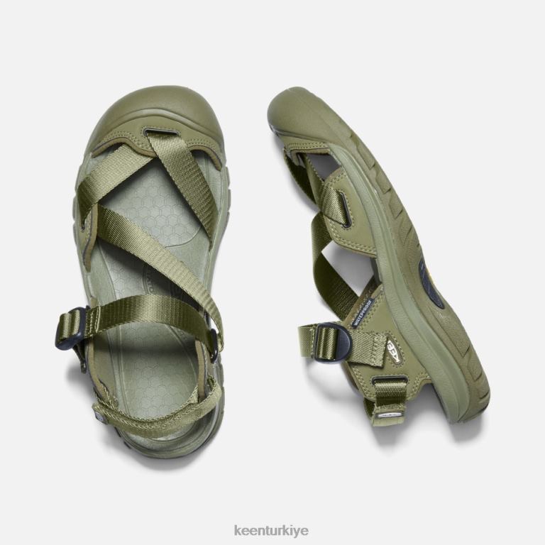 Keen 8L2D238 kadınlar zerraport ii sandalet zeytin yeşili-siyah
