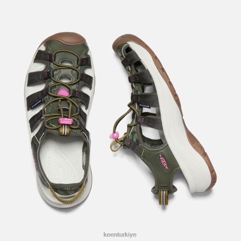 Keen 8L2D243 kadınlar astoria batı sandalet orman gecesi-ibis gülü