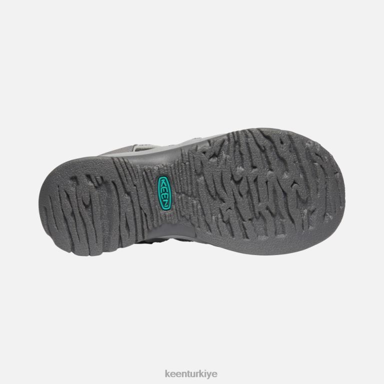 Keen 8L2D255 kadınlar fısıltı orta gri-tavus kuşu yeşili