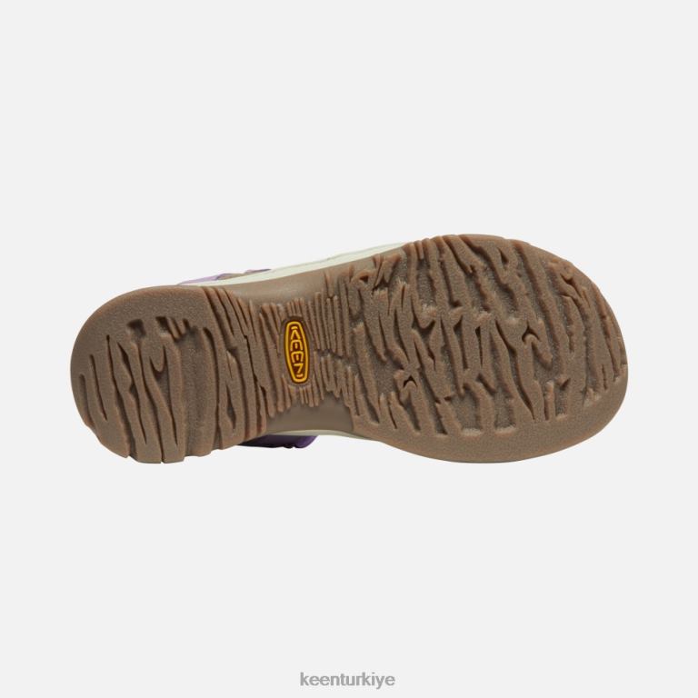 Keen 8L2D276 kadınlar gül sandalet tebeşir menekşe-brindle