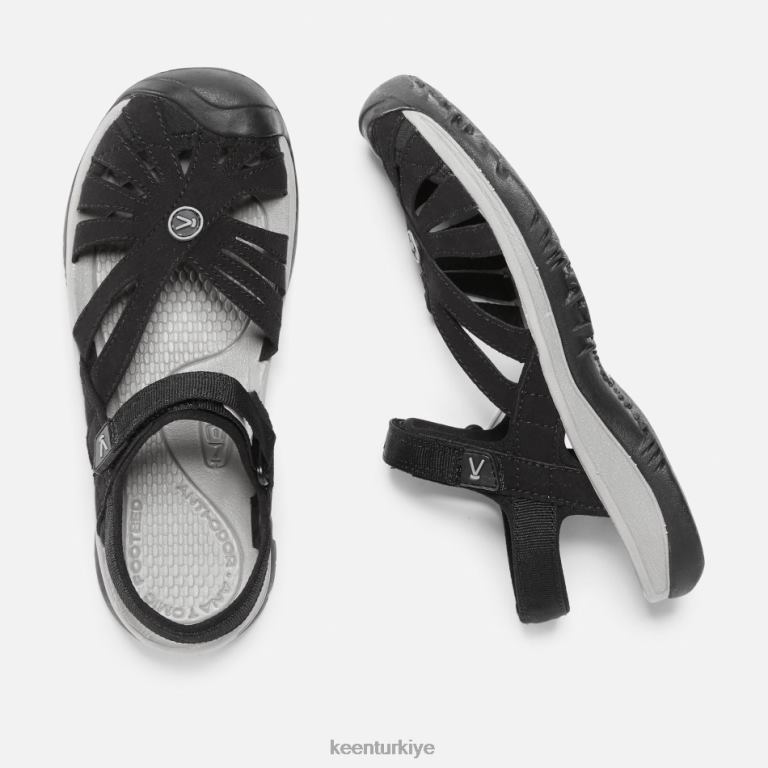 Keen 8L2D277 kadınlar gül sandalet siyah-nötr gri