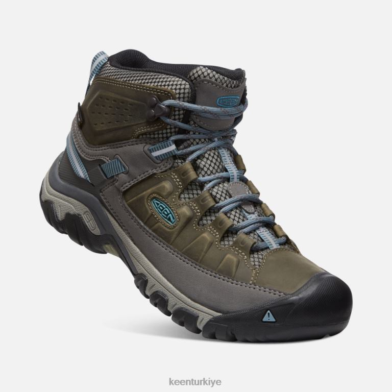 Keen 8L2D2316 kadınlar targhee iii su geçirmez çizme geniş mıknatıs-atlantik mavisi