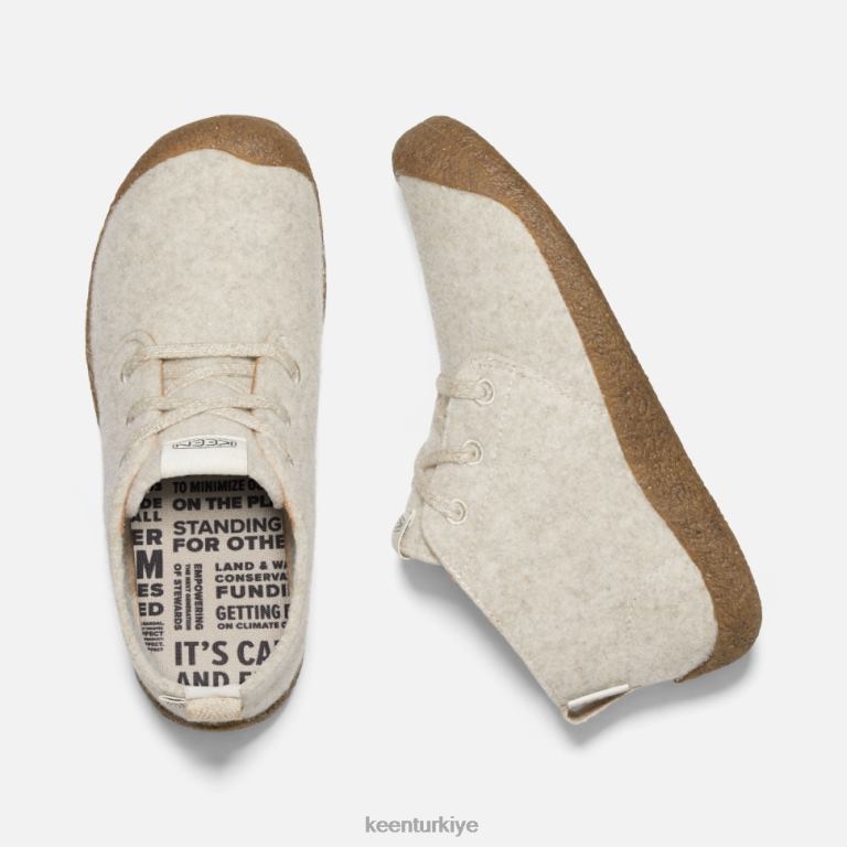 Keen 8L2D2325 kadınlar mosey chukka çizme doğal keçe-huş ağacı