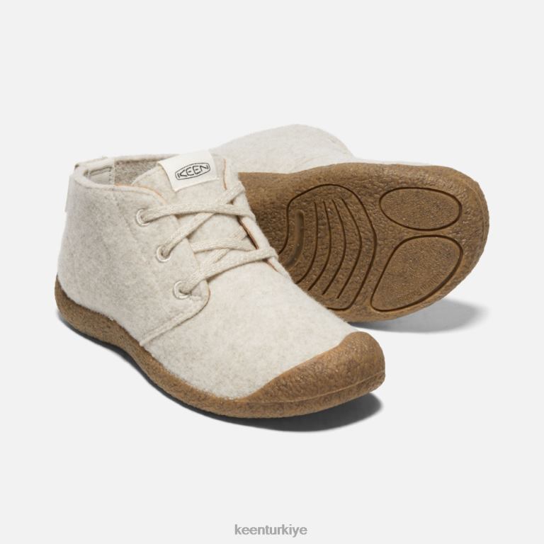 Keen 8L2D2325 kadınlar mosey chukka çizme doğal keçe-huş ağacı