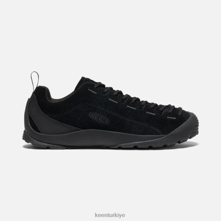 Keen 8L2D211 öne çıkan jasper süet trainer kıllı siyah-siyah