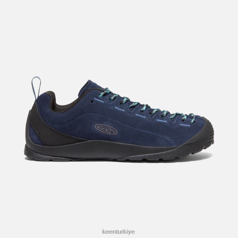 Keen 8L2D213 öne çıkan jasper süet trainer siyah iris-siyah