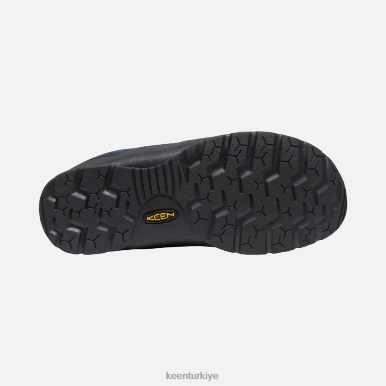 Keen 8L2D213 öne çıkan jasper süet trainer siyah iris-siyah