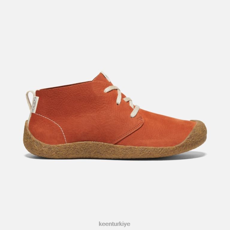 Keen 8L2D2209 öne çıkan mosey deri chukka çömlekçiler kil-huş ağacı