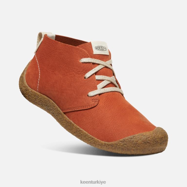Keen 8L2D2209 öne çıkan mosey deri chukka çömlekçiler kil-huş ağacı