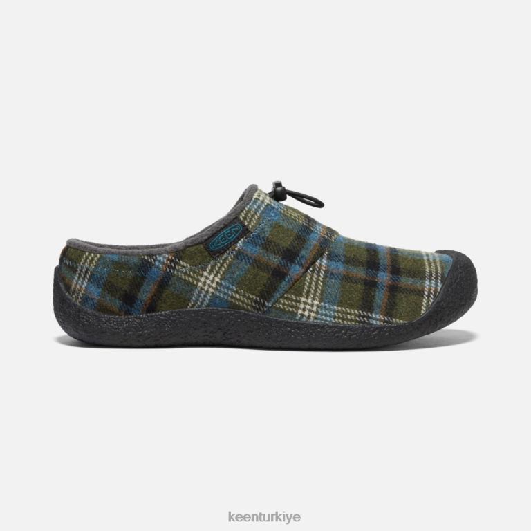 Keen 8L2D2292 öne çıkan yeni Howser iii slayt yeşil ekose-siyah