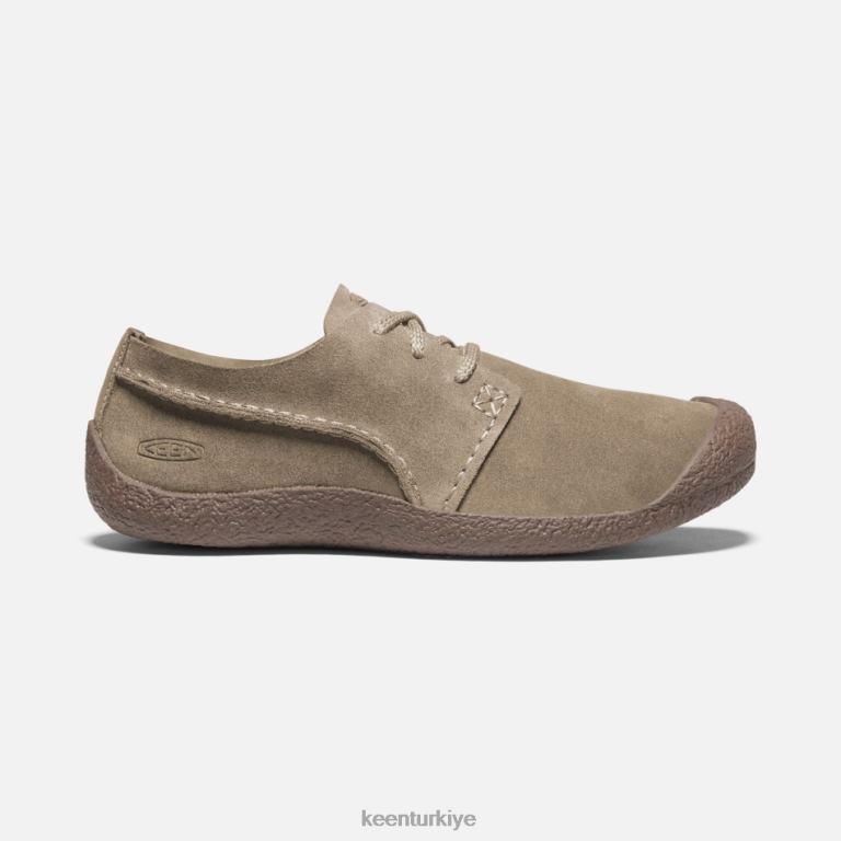 Keen 8L2D2303 öne çıkan Howser süet oxford ayakkabı kereste-kestane