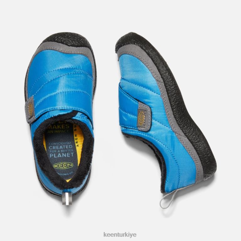 Keen 8L2D2306 öne çıkan genç \'howser şal\' parlak mavi-çelik grisi
