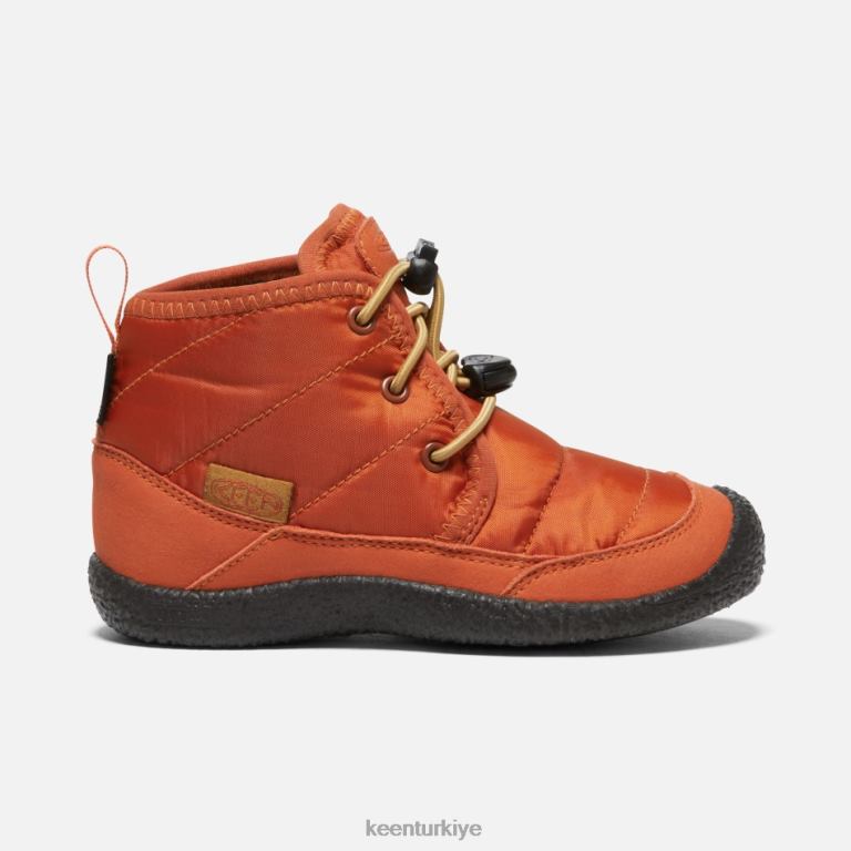 Keen 8L2D2310 öne çıkan genç 'howser ii su geçirmez chukka çömlekçiler kil-siyah